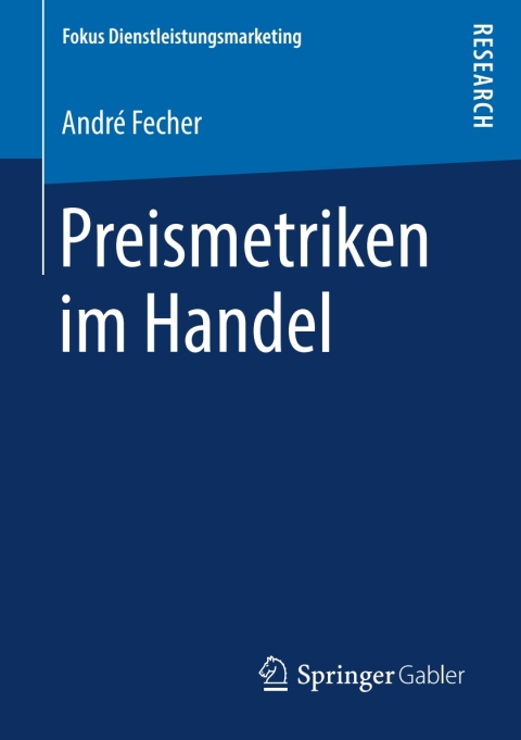 Cover image for book Preismetriken im Handel