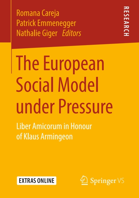 Cover image for book The European Social Model under Pressure