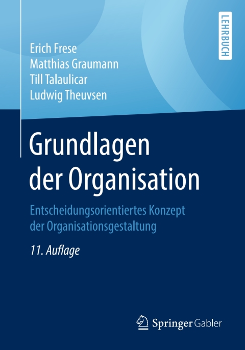 Cover image for book Grundlagen der Organisation