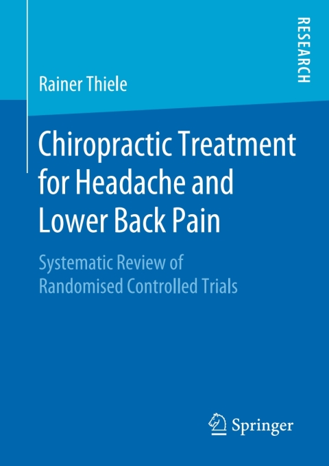 Cover image for book Chiropractic Treatment for Headache and Lower Back Pain