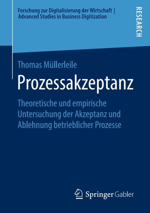 Cover image for book Prozessakzeptanz