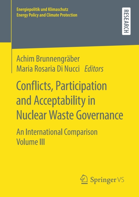 Cover image for book Conflicts, Participation and Acceptability in Nuclear Waste Governance