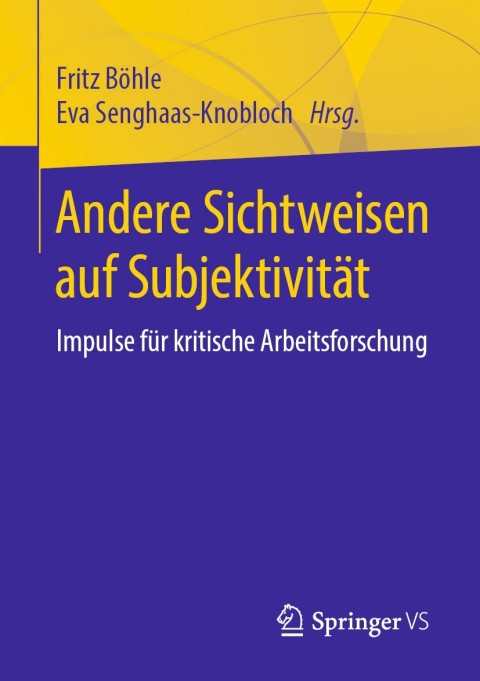 Cover image for book Andere Sichtweisen auf Subjektivität