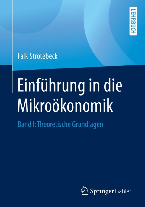 Cover image for book Einführung in die Mikroökonomik