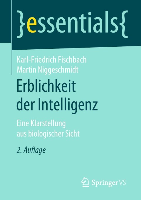 Cover image for book Erblichkeit der Intelligenz