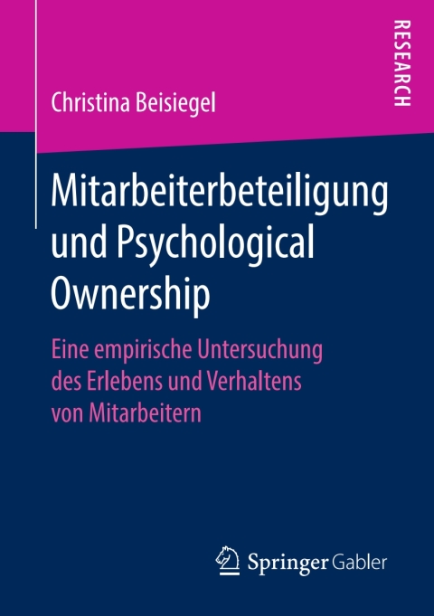 Cover image for book Mitarbeiterbeteiligung und Psychological Ownership