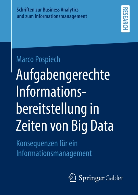 Cover image for book Aufgabengerechte Informationsbereitstellung in Zeiten von Big Data