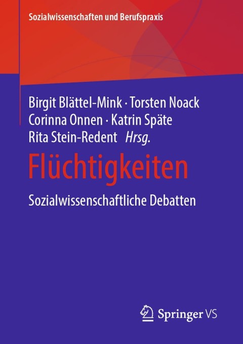 Cover image for book Flüchtigkeiten