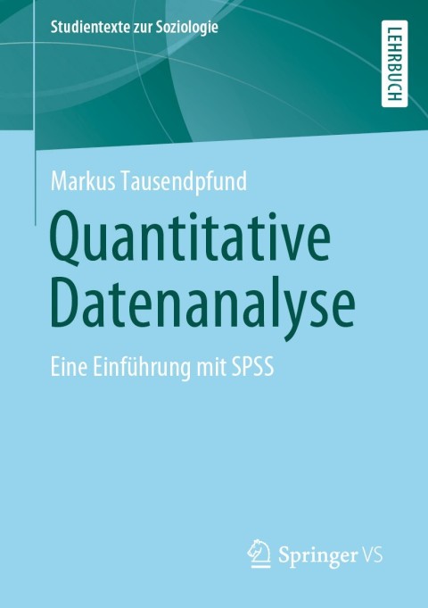 Cover image for book Quantitative Datenanalyse