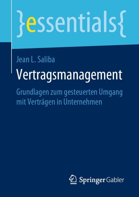 Cover image for book Vertragsmanagement