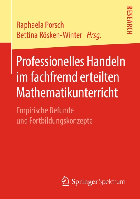 Cover image for book Professionelles Handeln im fachfremd erteilten Mathematikunterricht