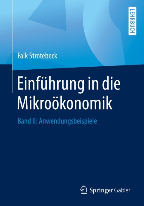 Cover image for book Einführung in die Mikroökonomik