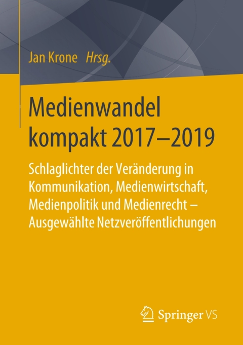 Cover image for book Medienwandel kompakt 2017-2019