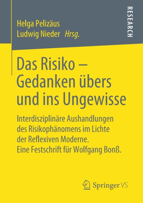 Cover image for book Das Risiko – Gedanken übers und ins Ungewisse