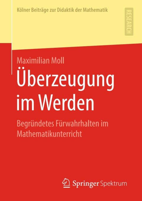 Cover image for book Überzeugung im Werden
