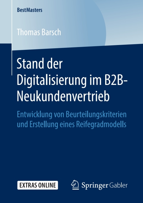 Cover image for book Stand der Digitalisierung im B2B-Neukundenvertrieb