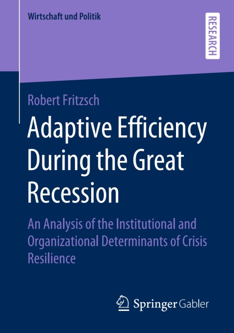Cover image for book Adaptive Efficiency During the Great Recession