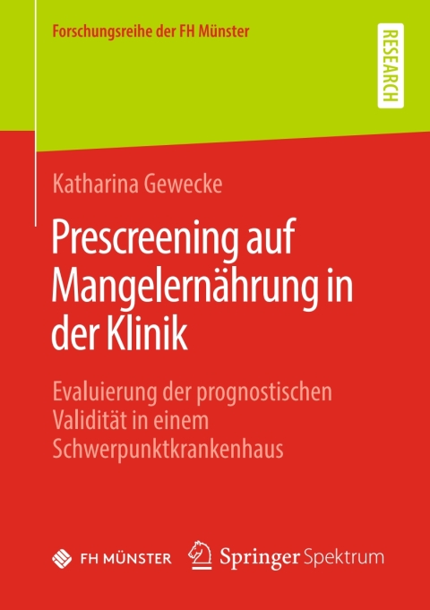 Cover image for book Prescreening auf Mangelernährung in der Klinik