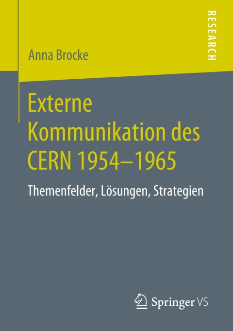 Cover image for book Externe Kommunikation des CERN 1954-1965