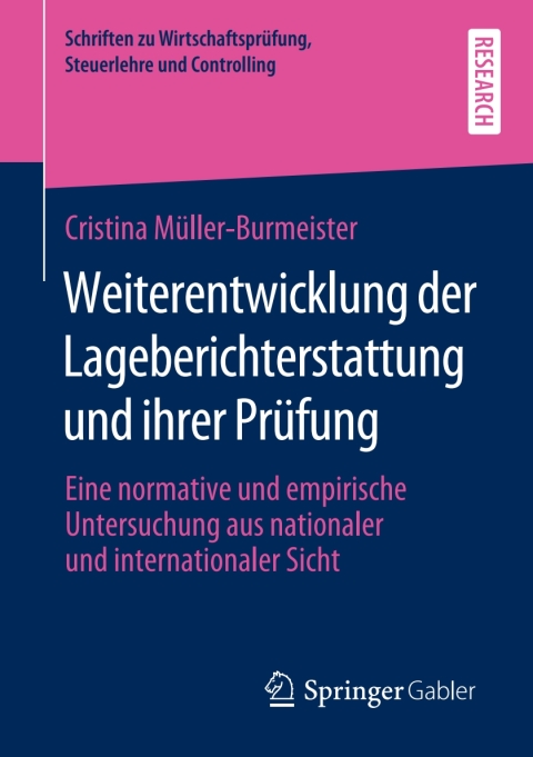 Cover image for book Weiterentwicklung der Lageberichterstattung und ihrer Prüfung