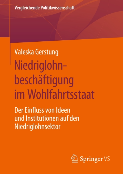 Cover image for book Niedriglohnbeschäftigung im Wohlfahrtsstaat