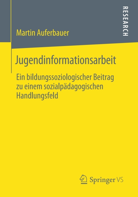 Cover image for book Jugendinformationsarbeit