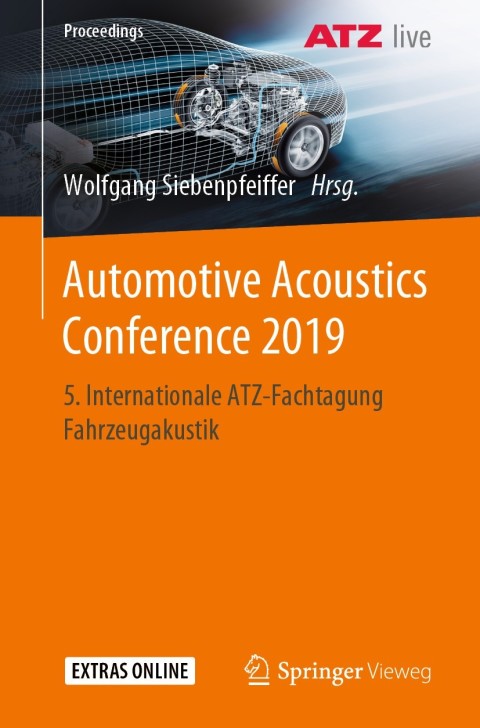 Cover image for book Automotive Acoustics Conference 2019