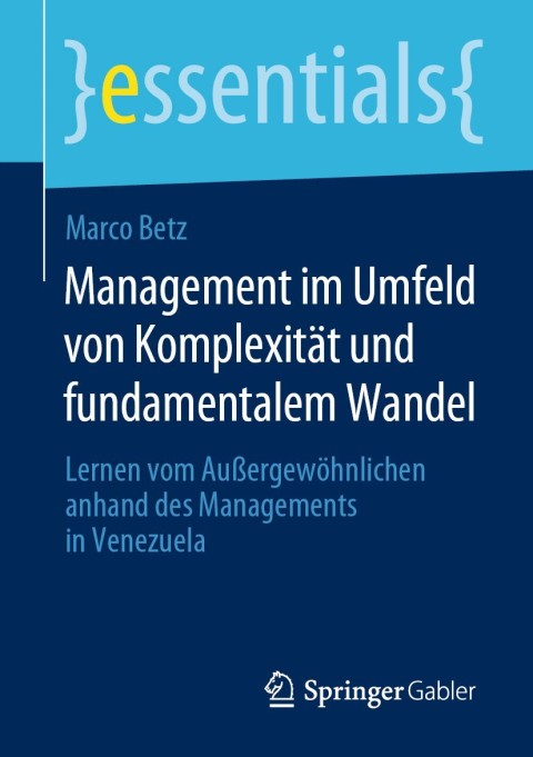 Cover image for book Management im Umfeld von Komplexität und fundamentalem Wandel