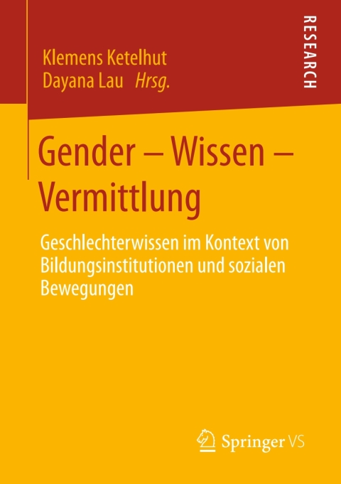 Cover image for book Gender – Wissen – Vermittlung
