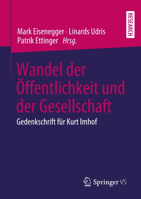 Cover image for book Wandel der Öffentlichkeit und der Gesellschaft
