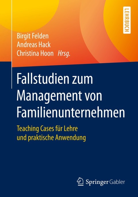 Cover image for book Fallstudien zum Management von Familienunternehmen