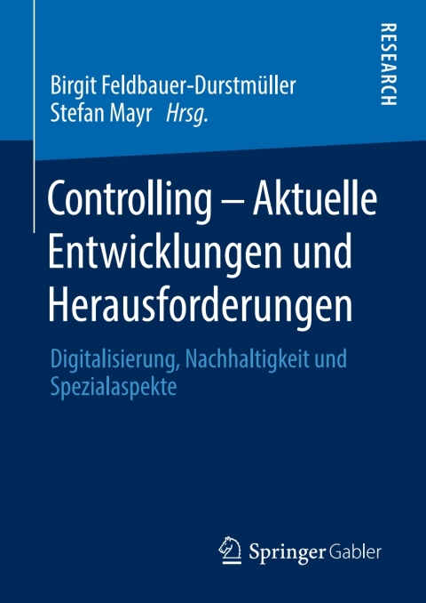 Cover image for book Controlling – Aktuelle Entwicklungen und Herausforderungen