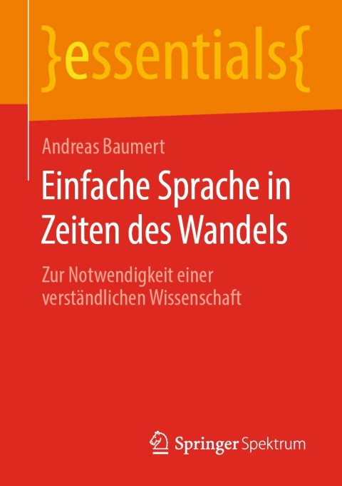 Cover image for book Einfache Sprache in Zeiten des Wandels