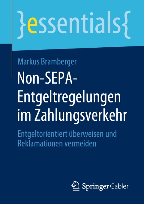 Cover image for book Non-SEPA-Entgeltregelungen im Zahlungsverkehr