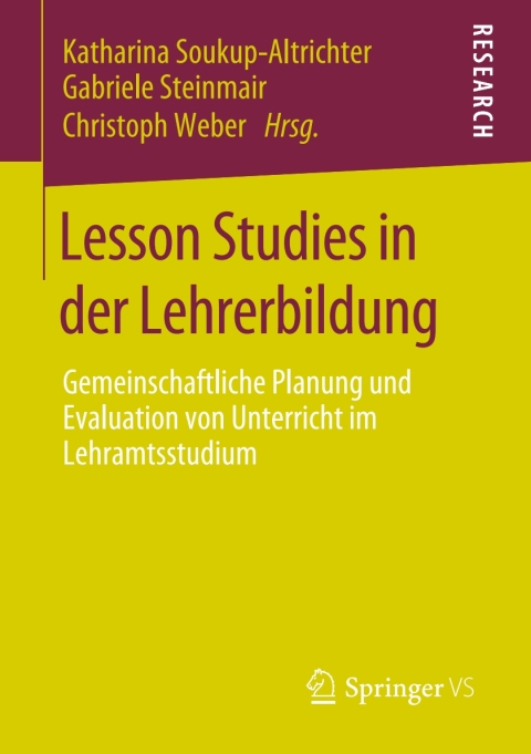 Cover image for book Lesson Studies in der Lehrerbildung