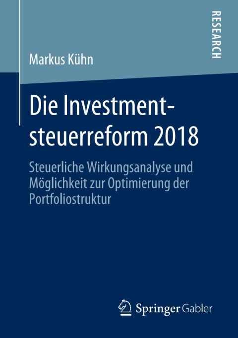 Cover image for book Die Investmentsteuerreform 2018