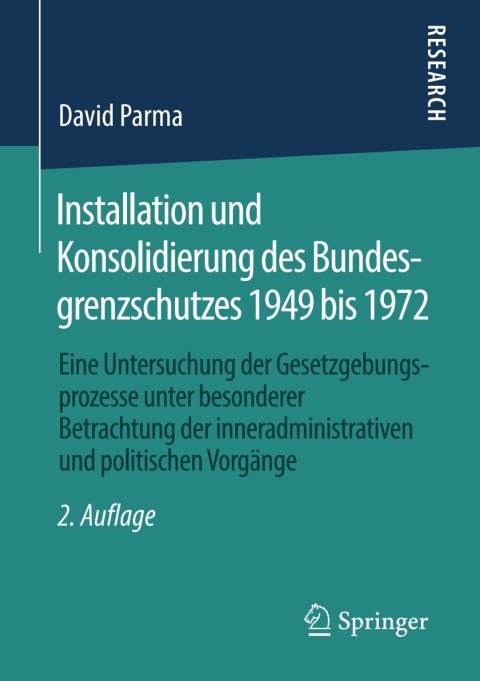 Cover image for book Installation und Konsolidierung des Bundesgrenzschutzes 1949 bis 1972