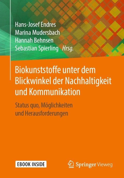 Cover image for book Biokunststoffe unter dem Blickwinkel der Nachhaltigkeit und Kommunikation