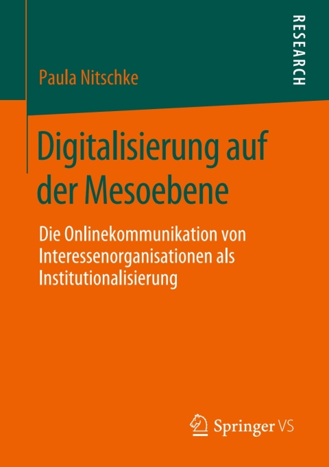 Cover image for book Digitalisierung auf der Mesoebene