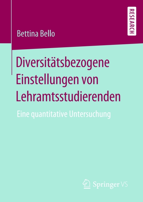 Cover image for book Diversitätsbezogene Einstellungen von Lehramtsstudierenden