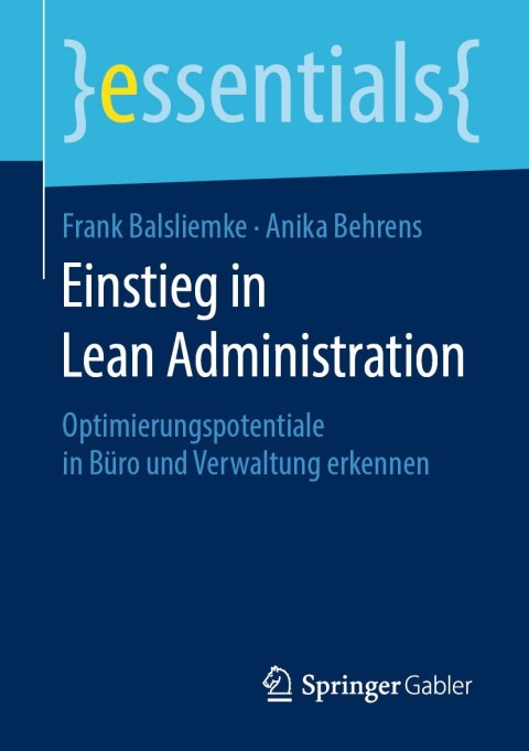 Cover image for book Einstieg in Lean Administration