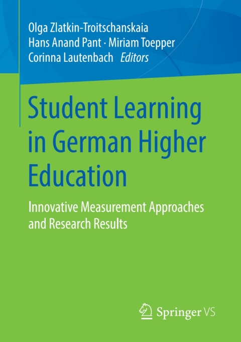 Cover image for book Student Learning in German Higher Education
