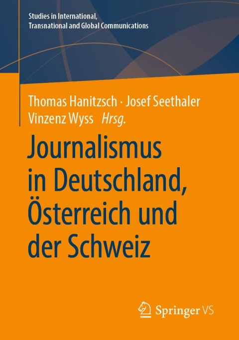 Cover image for book Journalismus in Deutschland, Österreich und der Schweiz