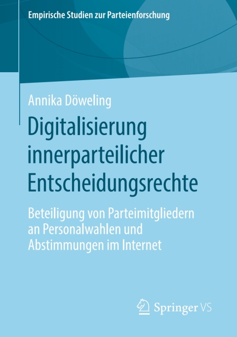 Cover image for book Digitalisierung innerparteilicher Entscheidungsrechte