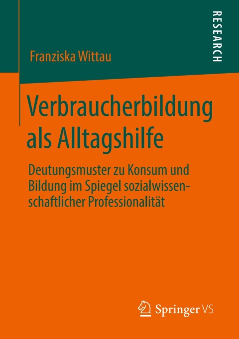 Cover image for book Verbraucherbildung als Alltagshilfe