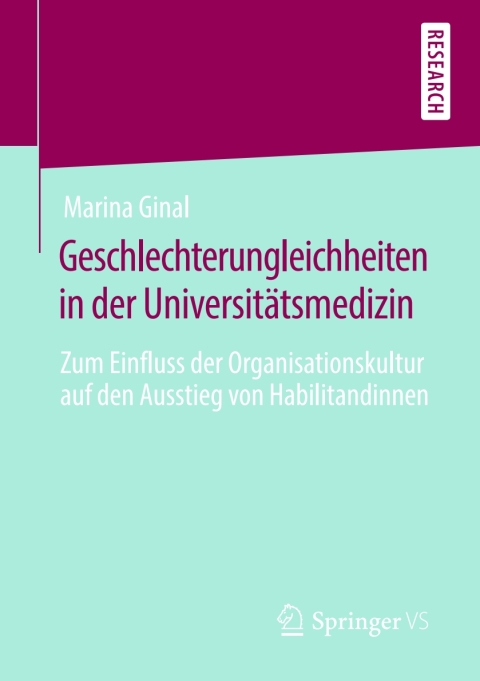 Cover image for book Geschlechterungleichheiten in der Universitätsmedizin