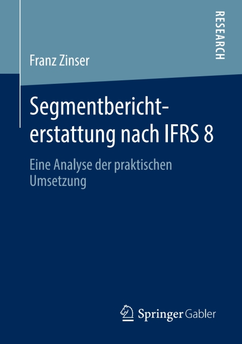 Cover image for book Segmentberichterstattung nach IFRS 8