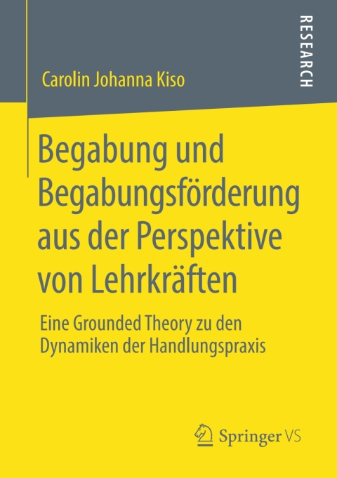 Cover image for book Begabung und Begabungsförderung aus der Perspektive von Lehrkräften