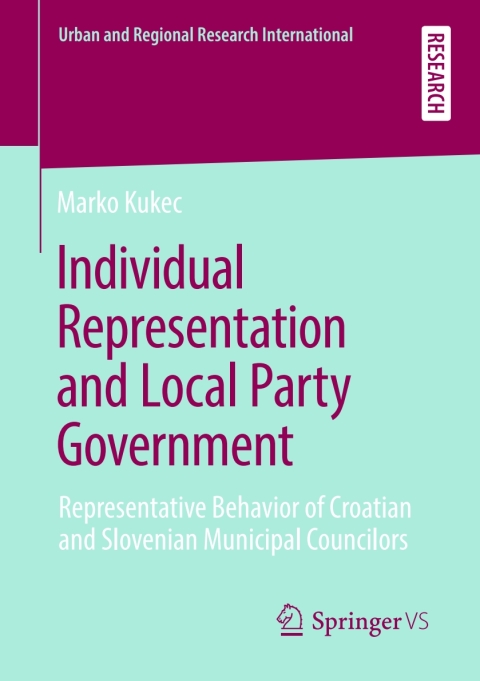 Cover image for book Individual Representation and Local Party Government