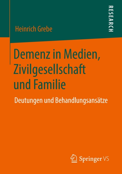 Cover image for book Demenz in Medien, Zivilgesellschaft und Familie